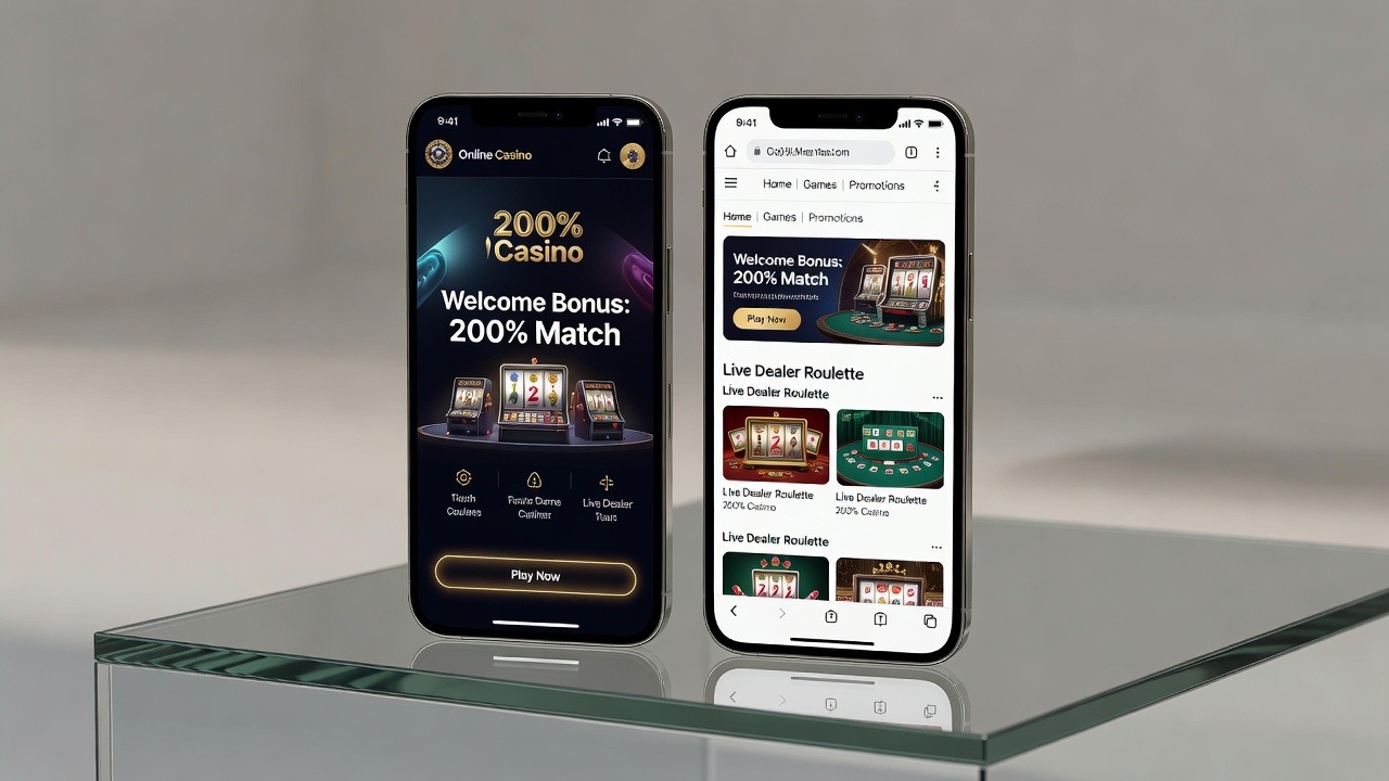 App Dedicate vs Siti Web Ottimizzati - mobile casino online